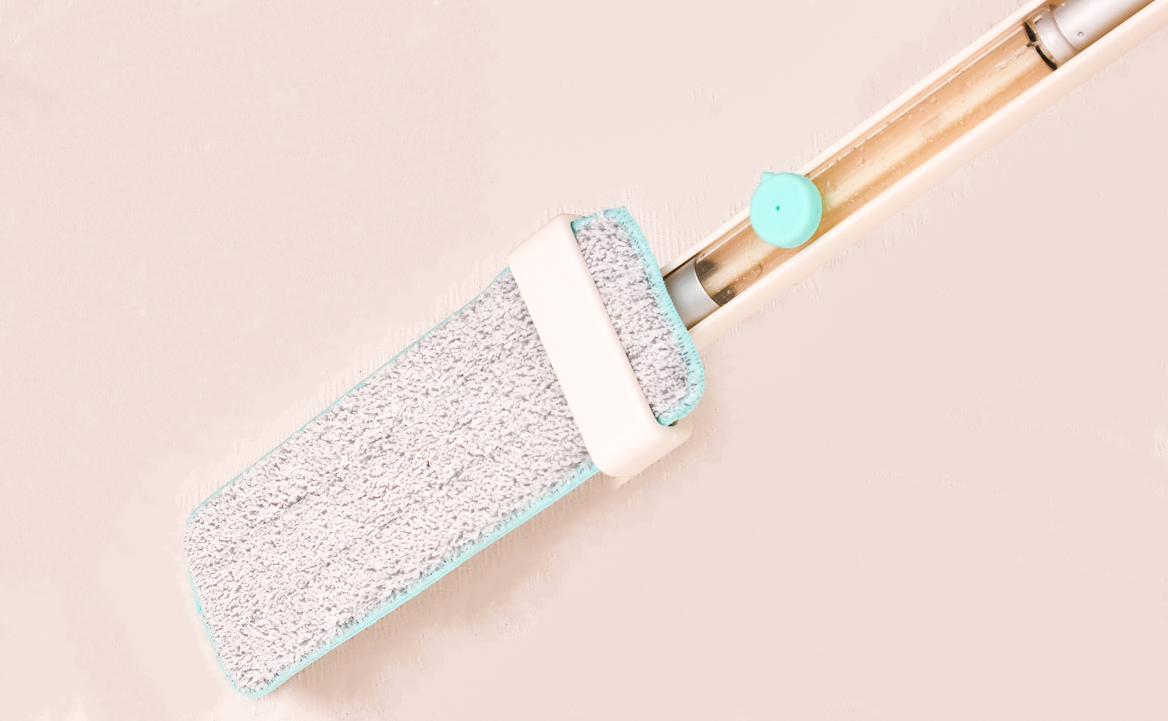 MyJae Spray Magic Fiber Mop | Self Wringing Flat Mop | Hand Free Washing Mop for Hardwood, Laminate, Tile Floor Cleaning | 2 PCS Microfiber Pads